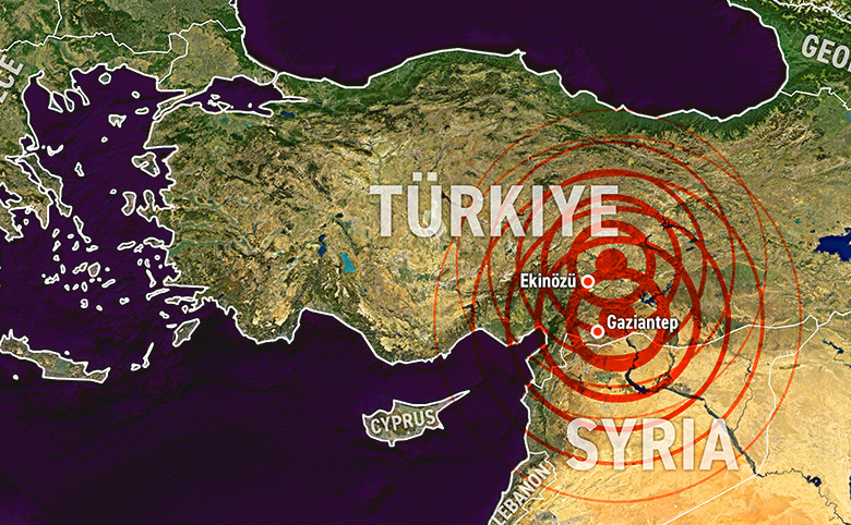 earthquake scene in Turkey